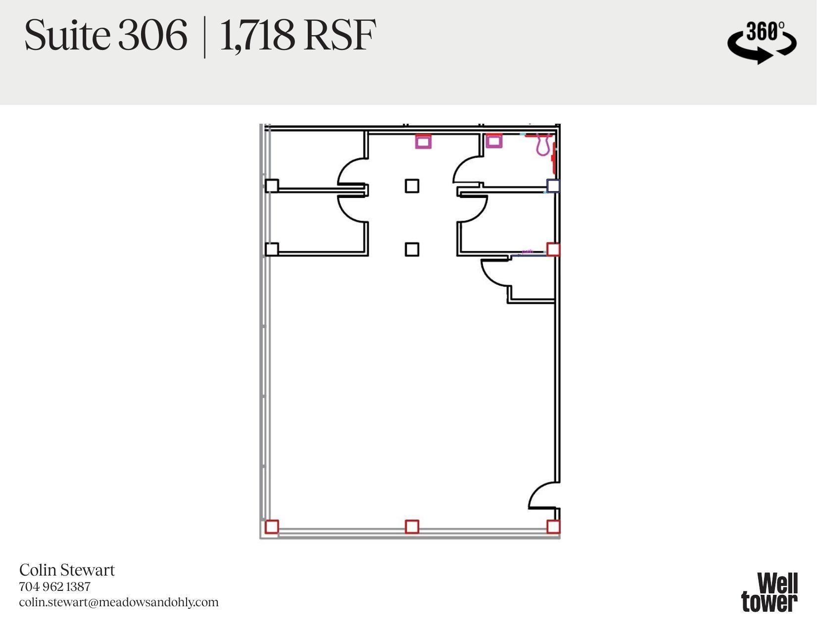 1718 E 4th St, Charlotte, NC à louer Plan d’étage– Image 1 sur 1