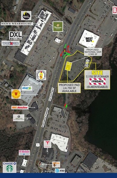 750 Providence Hwy, Dedham, MA à louer - Aérien – Image 2 sur 3