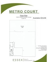 514-538 W Katella Ave, Orange, CA à louer Plan de site– Image 1 sur 1