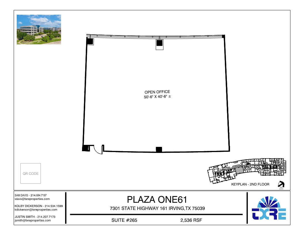 7301 N State Highway 161, Irving, TX à louer Plan d’étage– Image 1 sur 1