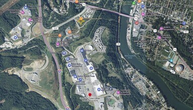 00 Chaplin, Morgantown, WV - Vue aérienne  vue de carte - Image1