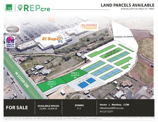 Plus de détails pour 8700 N Loop Dr, El Paso, TX - Terrain à vendre
