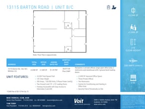 9825 Painter Ave, Santa Fe Springs, CA à louer Plan d’étage– Image 1 sur 1