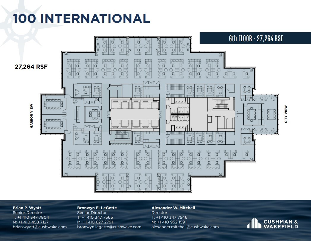100 International Dr, Baltimore, MD à louer Plan d’étage– Image 1 sur 1