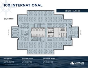 100 International Dr, Baltimore, MD à louer Plan d’étage– Image 1 sur 1