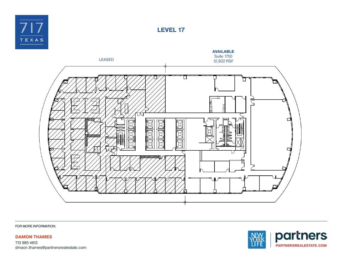 717 Texas Ave, Houston, TX à louer Plan d’étage– Image 1 sur 1