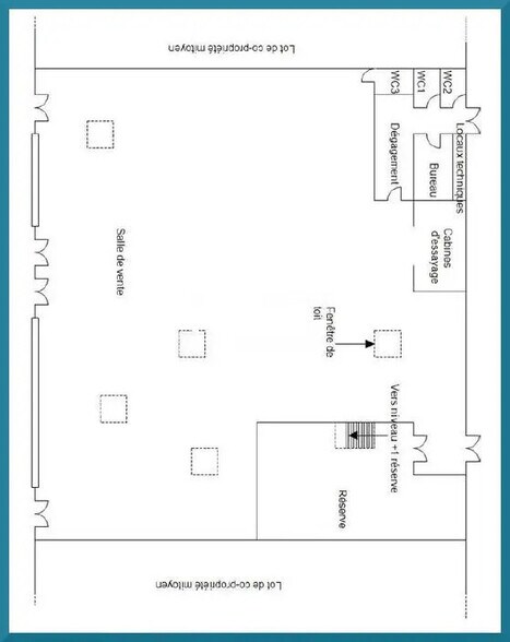 Local commercial dans Metz à louer - Plan d’étage – Image 2 sur 2