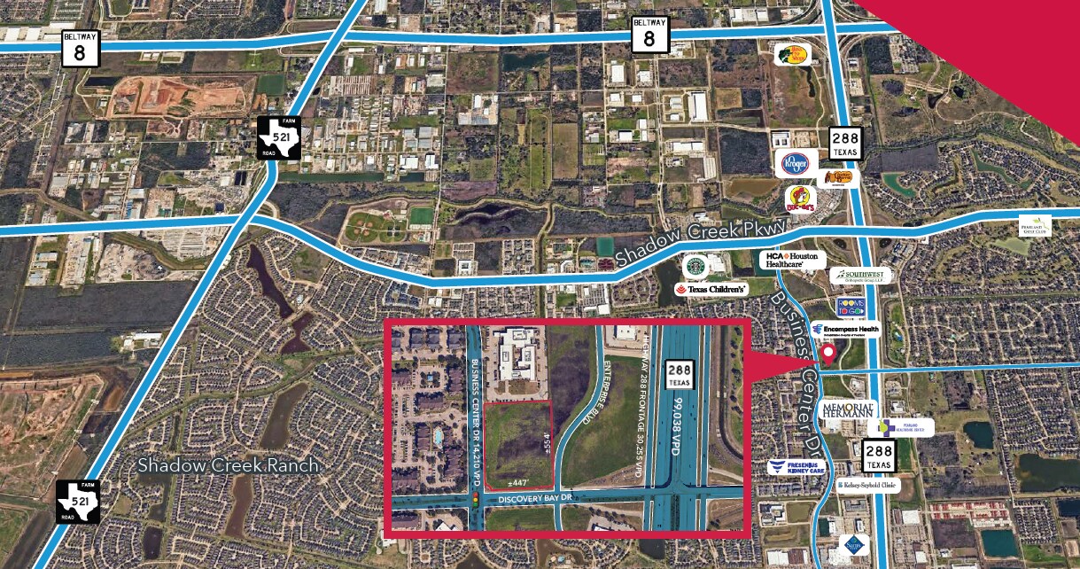 Business Center Drive, Pearland, TX à vendre Photo principale– Image 1 sur 3