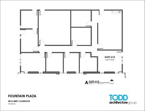 4815-4821 S Sheridan Rd, Tulsa, OK à louer Plan d’étage– Image 1 sur 2