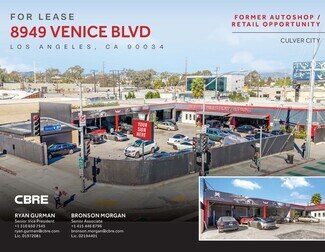 Plus de détails pour 8949-8951 Venice Blvd, Los Angeles, CA - Local commercial à louer