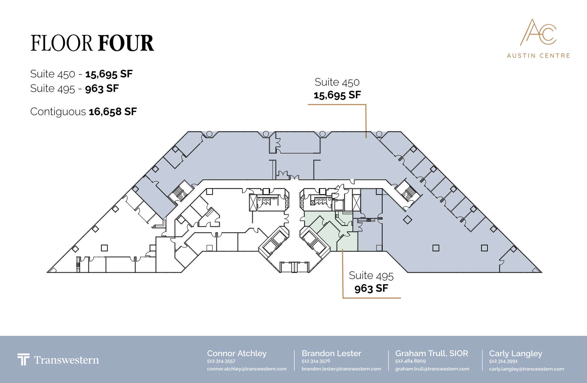701 Brazos St, Austin, TX à louer Plan de site– Image 1 sur 1
