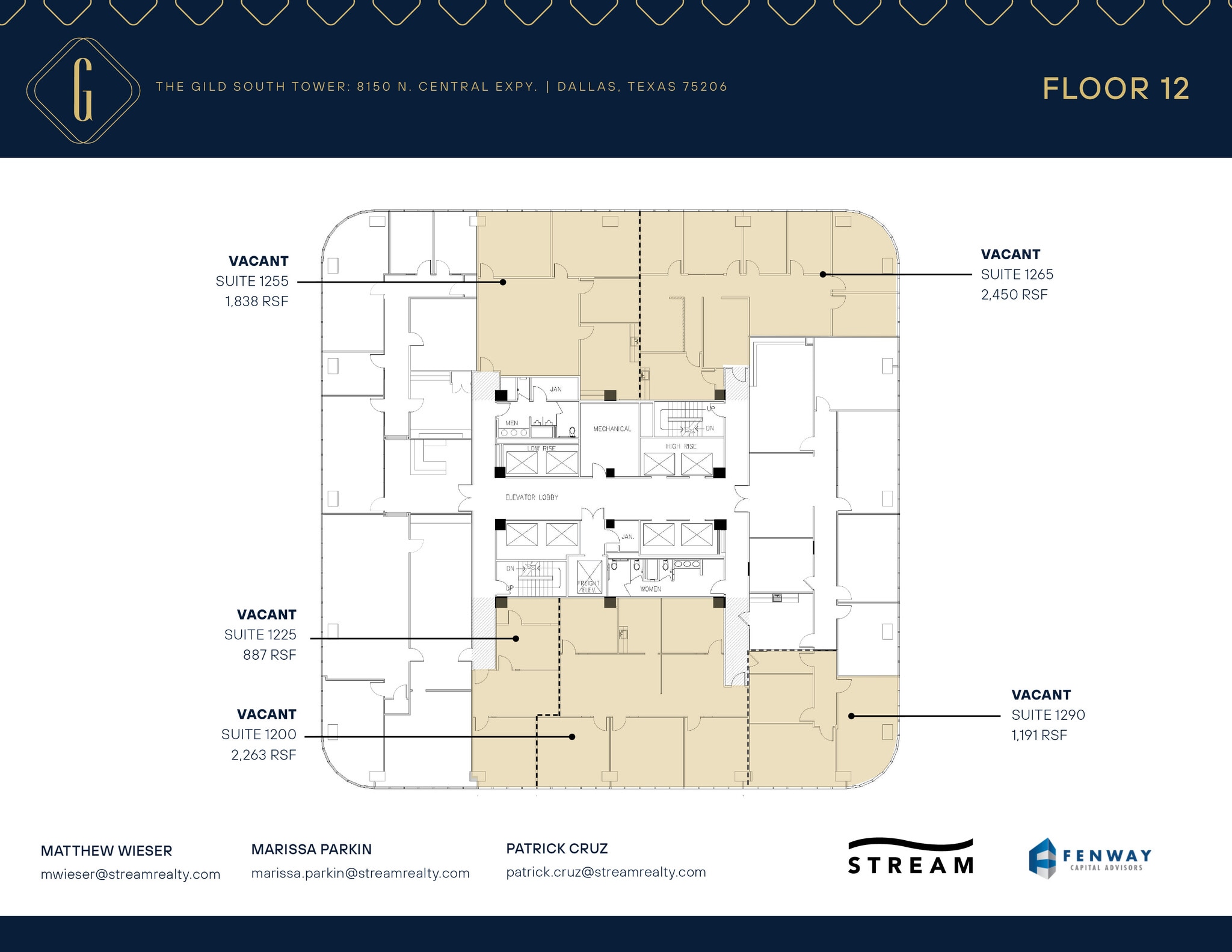 8350 N Central Expy, Dallas, TX à louer Plan d’étage– Image 1 sur 1