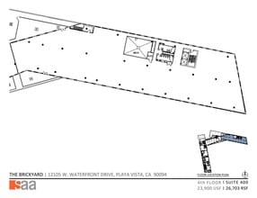 12105 W Waterfront Dr, Playa Vista, CA à louer Plan d’étage– Image 1 sur 1