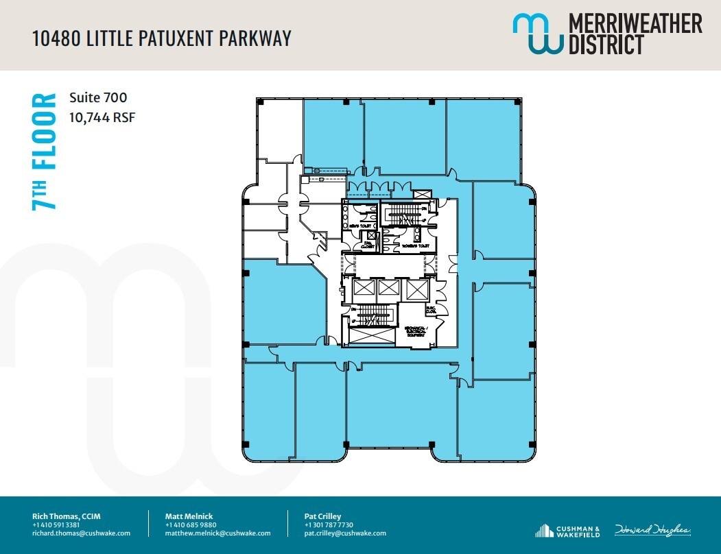 10480 Little Patuxent Pky, Columbia, MD à louer Plan d’étage– Image 1 sur 1