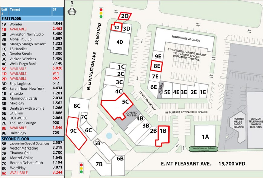 1100-8100 Town Center Way, Livingston, NJ à louer - Photo de l’immeuble – Image 2 sur 9