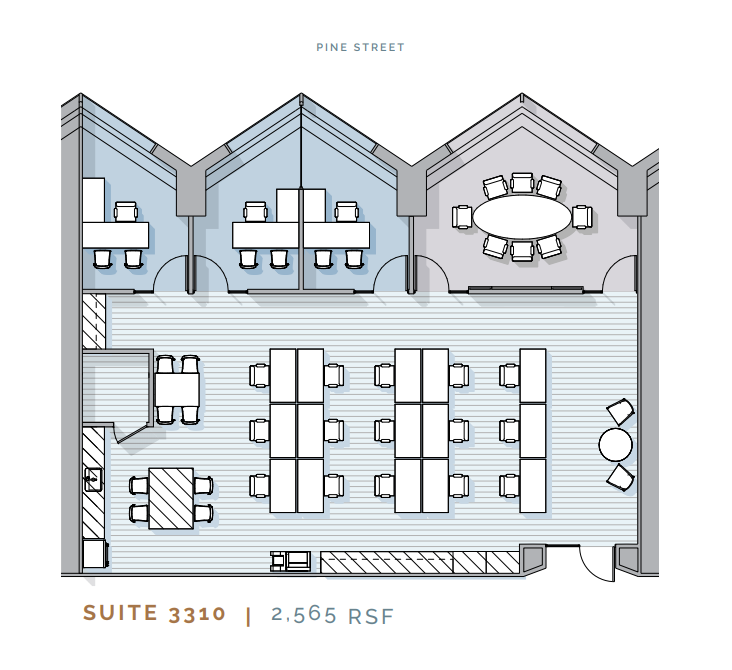 555 California St, San Francisco, CA à louer Plan d’étage– Image 1 sur 3