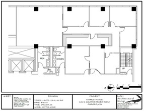 3025 S Parker Rd, Aurora, CO à louer Plan d’étage– Image 1 sur 1