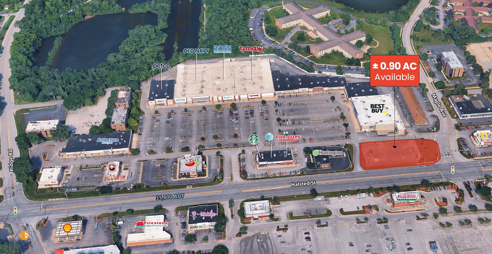 17750 Halsted St, Homewood, IL à vendre Aérien– Image 1 sur 3