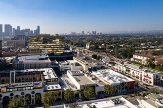 9631-9637 Santa Monica Blvd, Beverly Hills, CA - VUE AÉRIENNE  vue de carte