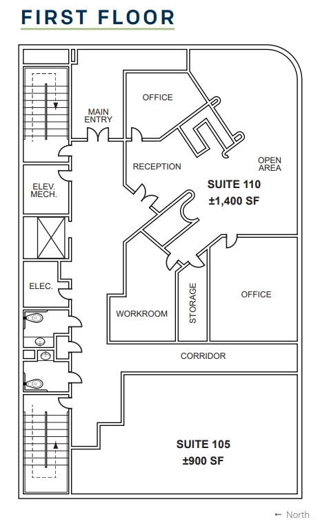 1510 Front St, San Diego, CA à louer Plan d’étage– Image 1 sur 1