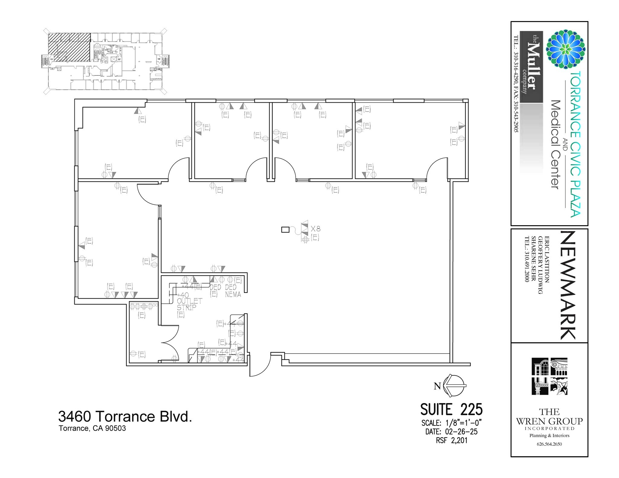 3400 Torrance Blvd, Torrance, CA à louer Plan d’étage– Image 1 sur 1
