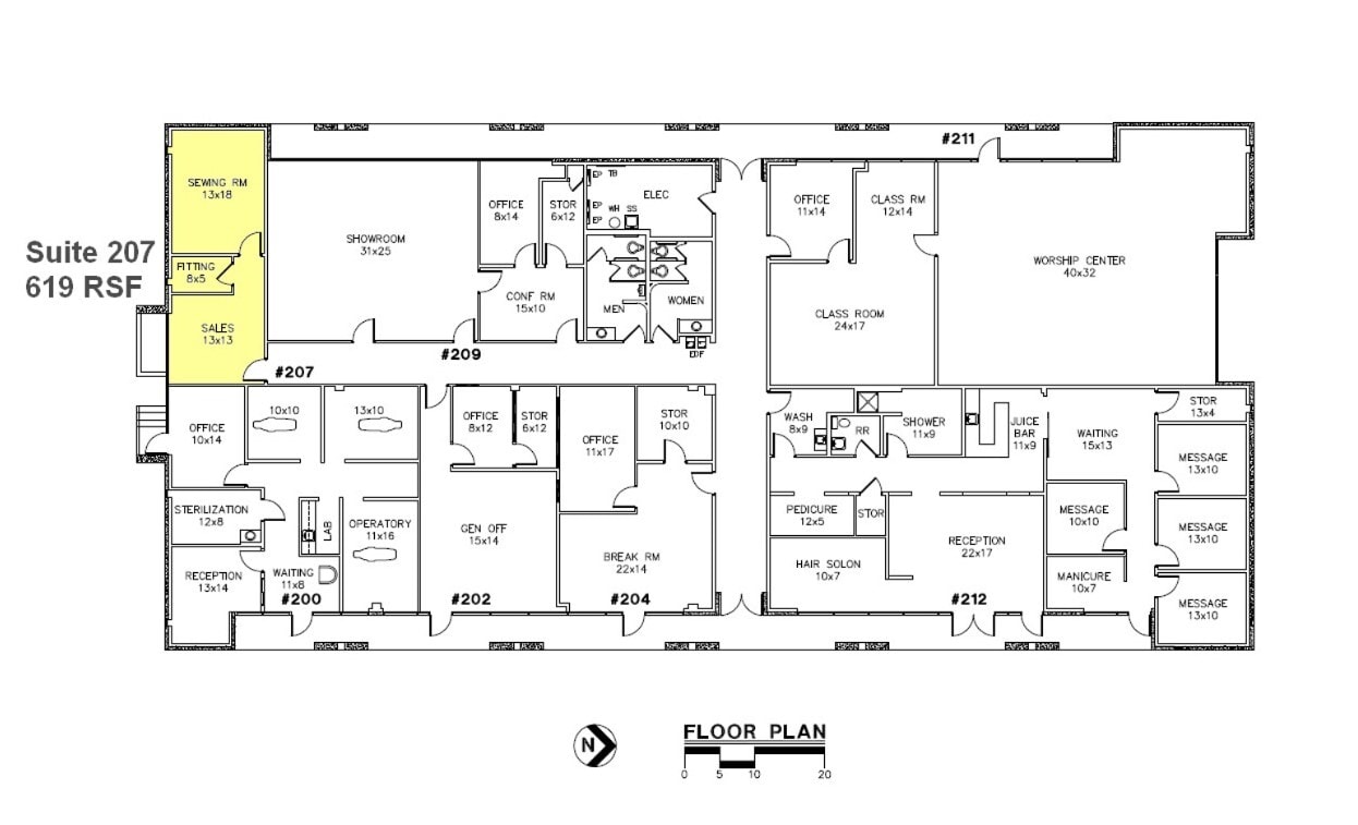 13500 Midway Rd, Farmers Branch, TX à louer Plan d’étage– Image 1 sur 1