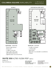 111 SW Columbia St, Portland, OR à louer Plan d’étage– Image 1 sur 1