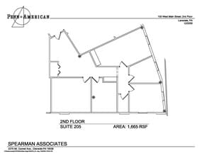 100 W Main St, Lansdale, PA à louer Plan d’étage– Image 2 sur 2