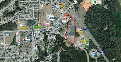 416 Old Farm Ln N, Prattville, AL - Vue aérienne vue de carte
