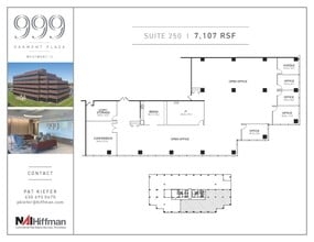 999 Oakmont Plaza Dr, Westmont, IL à louer Plan d’étage– Image 1 sur 1