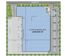 27195 Almond Ave, Redlands, CA à louer Plan de site– Image 1 sur 5