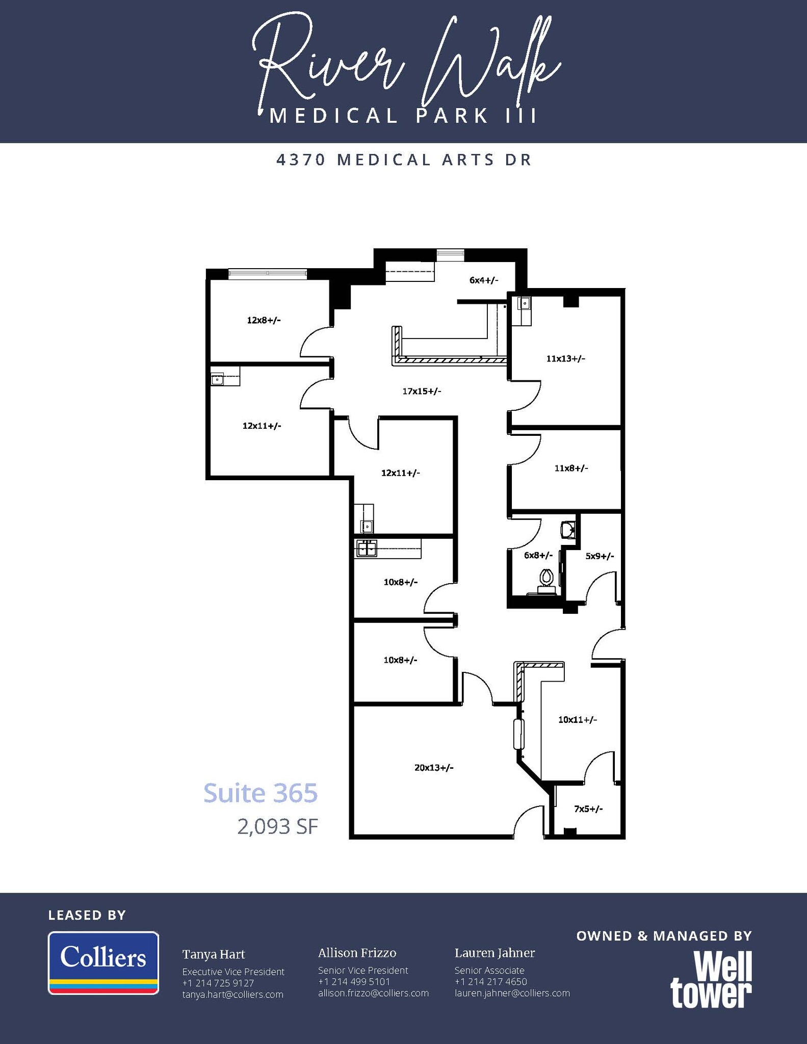 4370 Medical Arts Dr, Flower Mound, TX à louer Plan d’étage– Image 1 sur 1