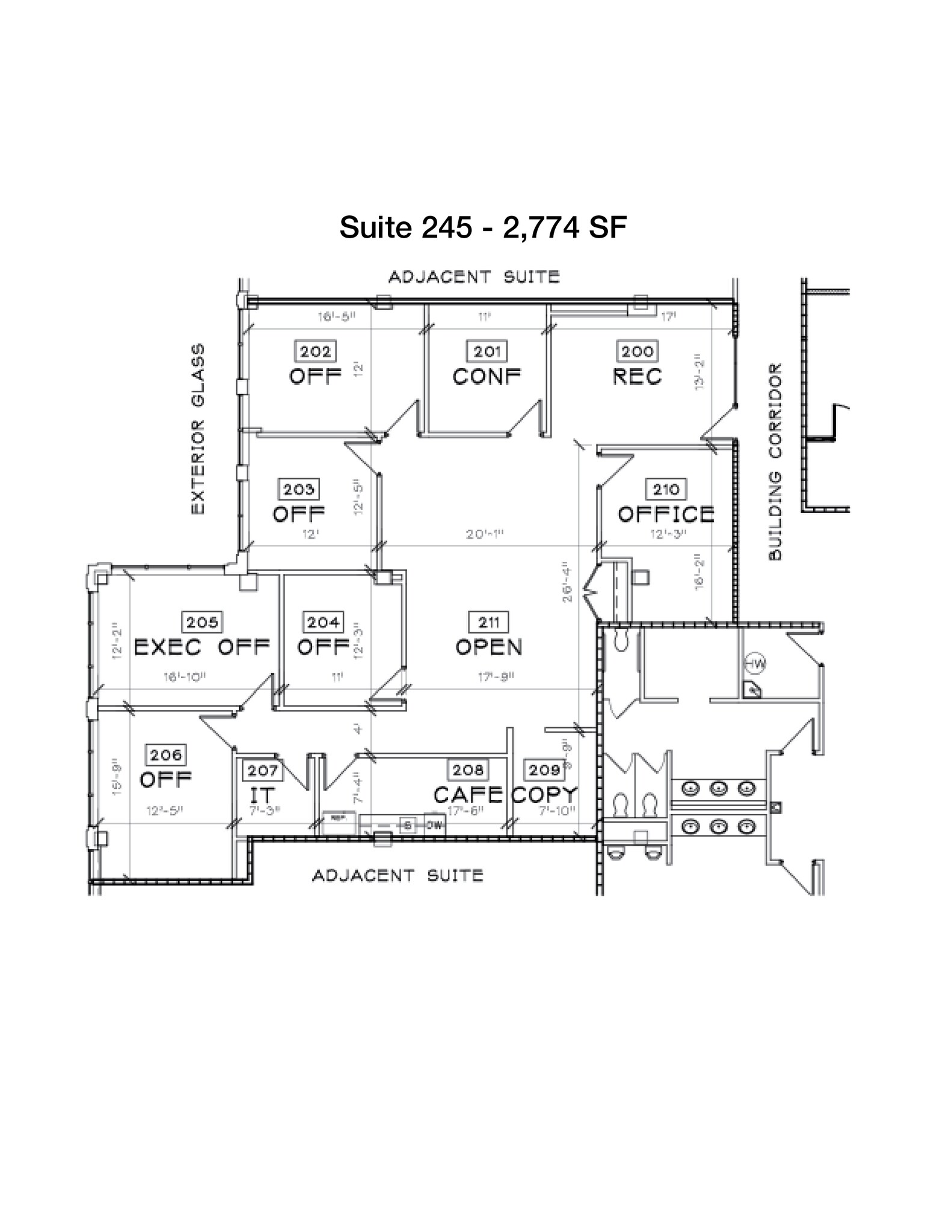 1301 W Long Lake Rd, Troy, MI à louer Plan d’étage– Image 1 sur 1