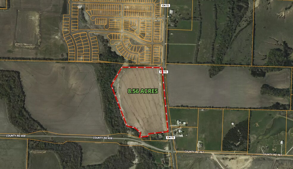 TBD ABS A0166 Track 236 8.561 Acres in Princeton, McKinney, TX à vendre - Plan cadastral – Image 2 sur 3