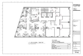 1023 15th St NW, Washington, DC à louer Plan d’étage– Image 1 sur 2