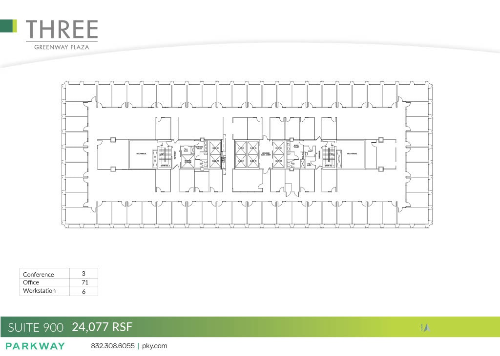 3 Greenway Plz, Houston, TX à louer Plan d’étage– Image 1 sur 1