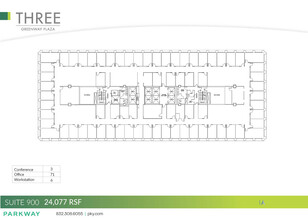 3 Greenway Plz, Houston, TX à louer Plan d’étage– Image 1 sur 1
