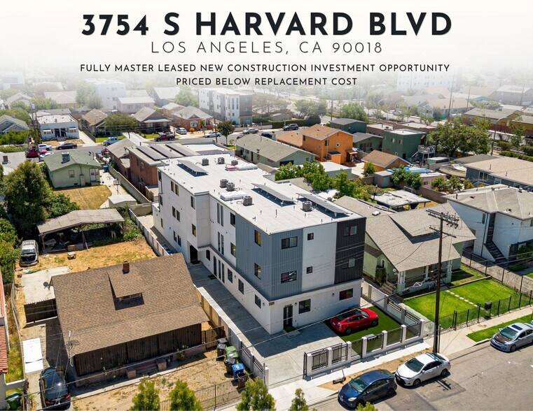 3754 S Harvard Blvd, Los Angeles, CA à vendre - Photo de l’immeuble – Image 1 sur 16