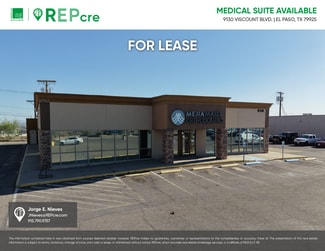 Plus de détails pour 9130 Viscount Blvd, El Paso, TX - Médical à louer