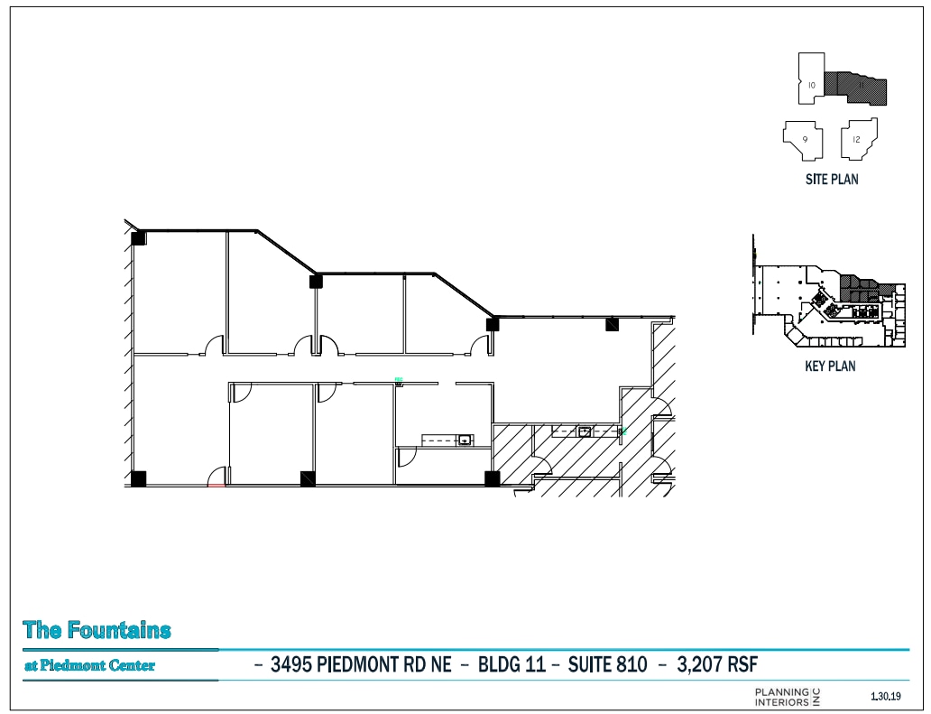 3495 Piedmont Rd NE, Atlanta, GA à louer Plan d’étage– Image 1 sur 1