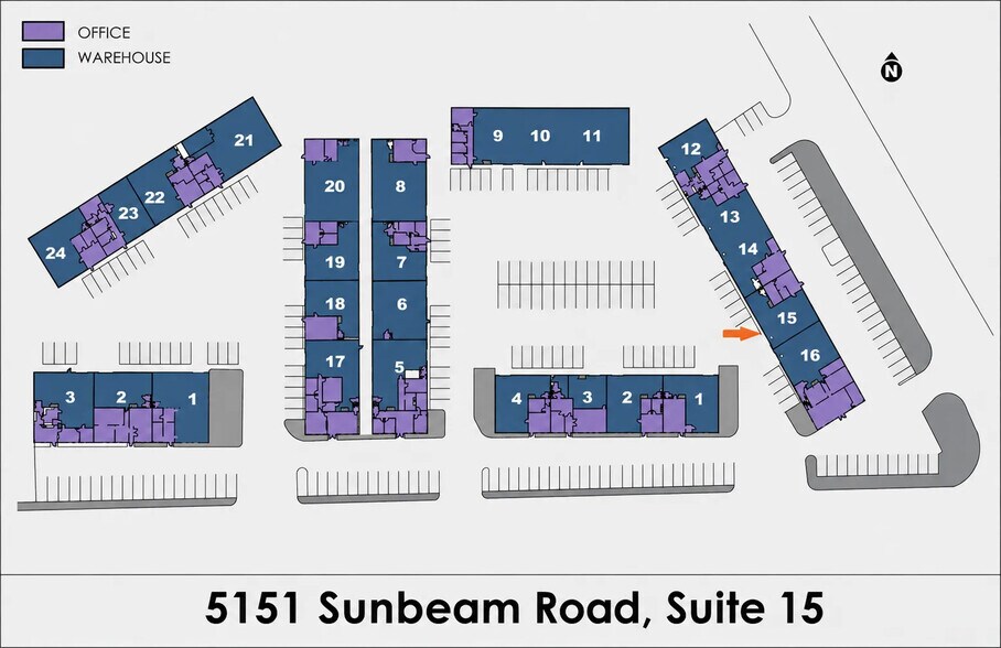 5151 Sunbeam Rd, Jacksonville, FL à louer - Plan de site – Image 3 sur 3