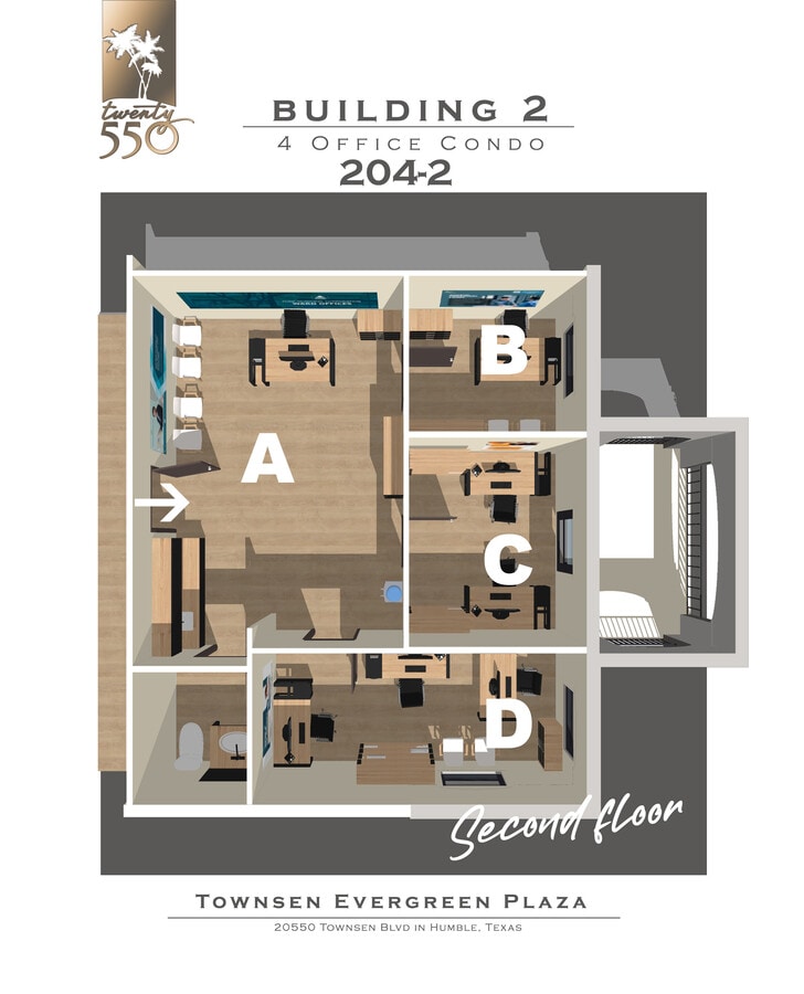 20550 Townsen Blvd, Humble, TX 77338 - Lot 6 units -  - Plan d’étage - Image 1 of 2