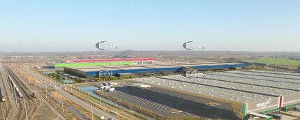 Dourges - VUE AÉRIENNE  vue de carte