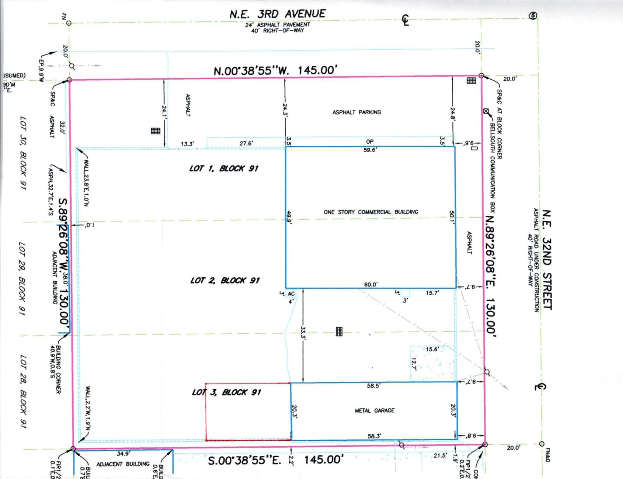 3160 NE 3rd Ave, Oakland Park, FL à louer Plan de site– Image 1 sur 2