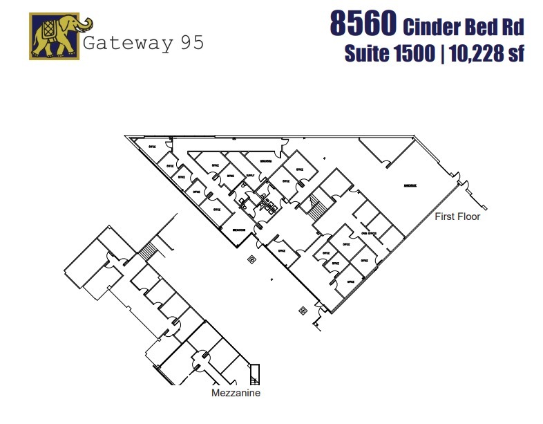 8500 Cinder Bed Rd, Lorton, VA à louer Plan d’étage– Image 1 sur 1