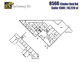 8500 Cinder Bed Rd, Lorton, VA à louer Plan d’étage– Image 1 sur 1