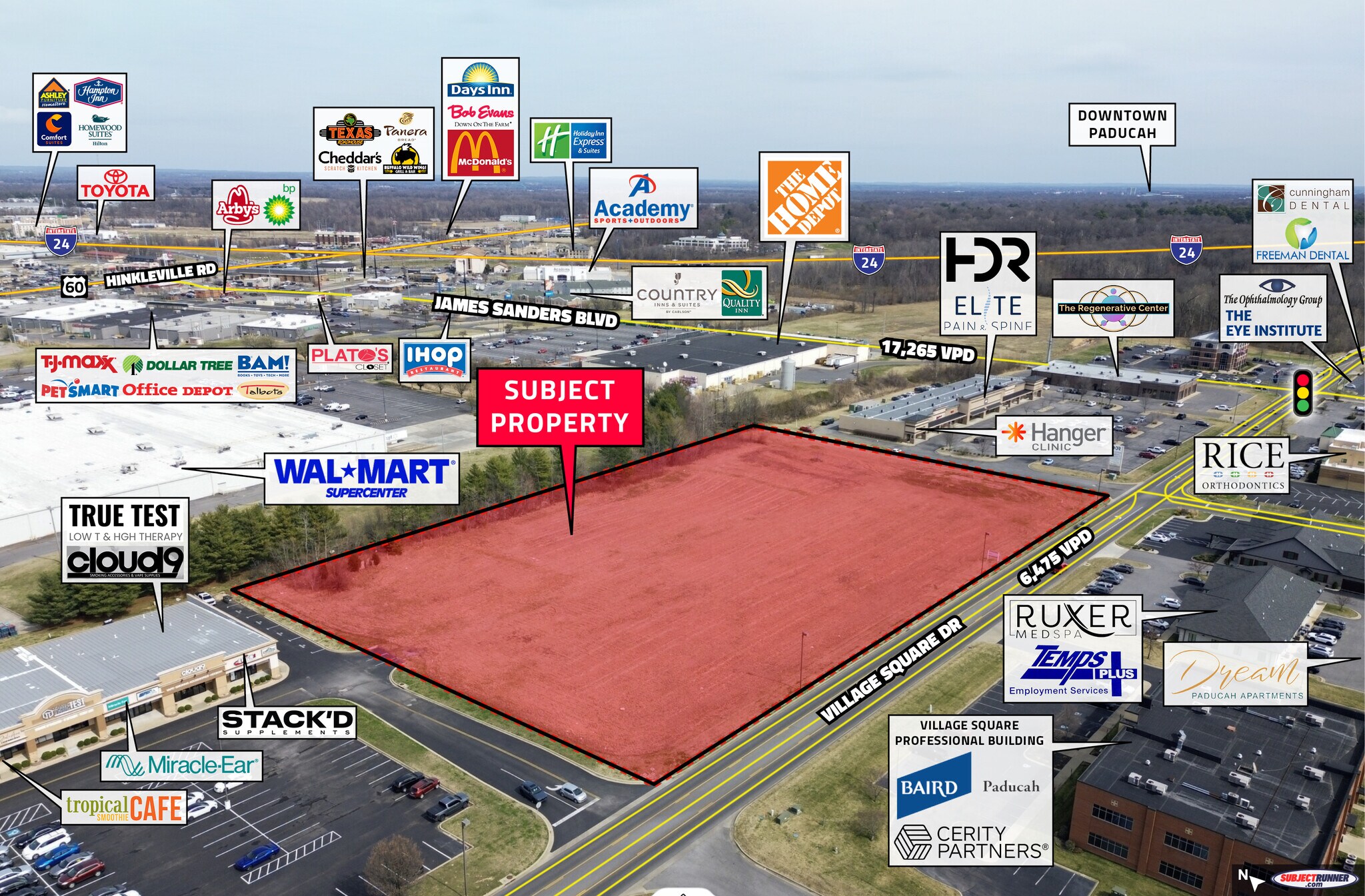 4735 Village Square Dr, Paducah, KY à vendre Photo de l’immeuble– Image 1 sur 9