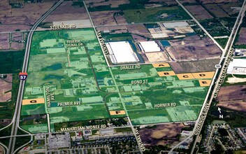 Bond Street, University Park, IL - Vue aérienne  vue de carte