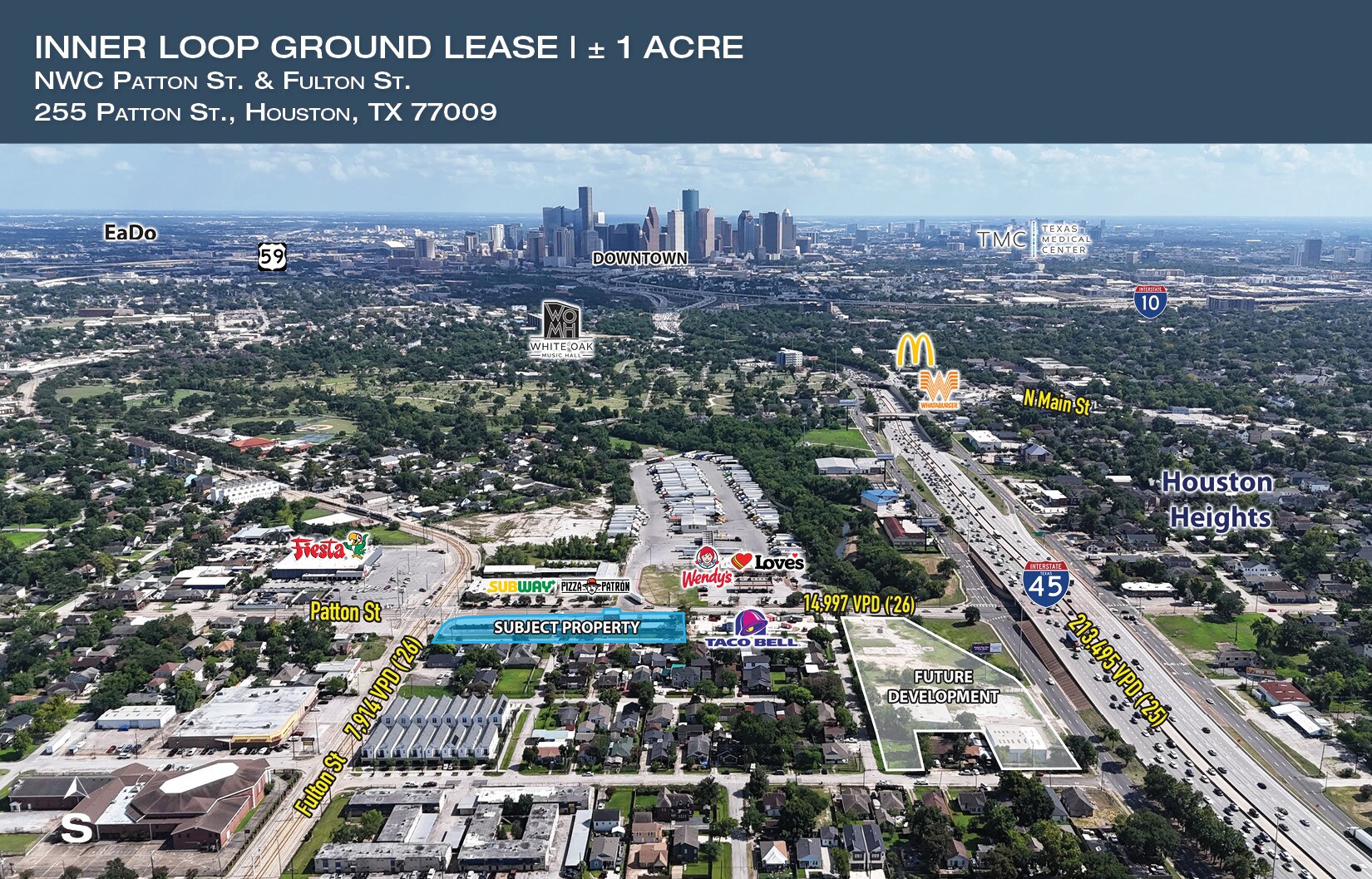 255 Patton St, Houston, TX à louer Photo de l’immeuble– Image 1 sur 4