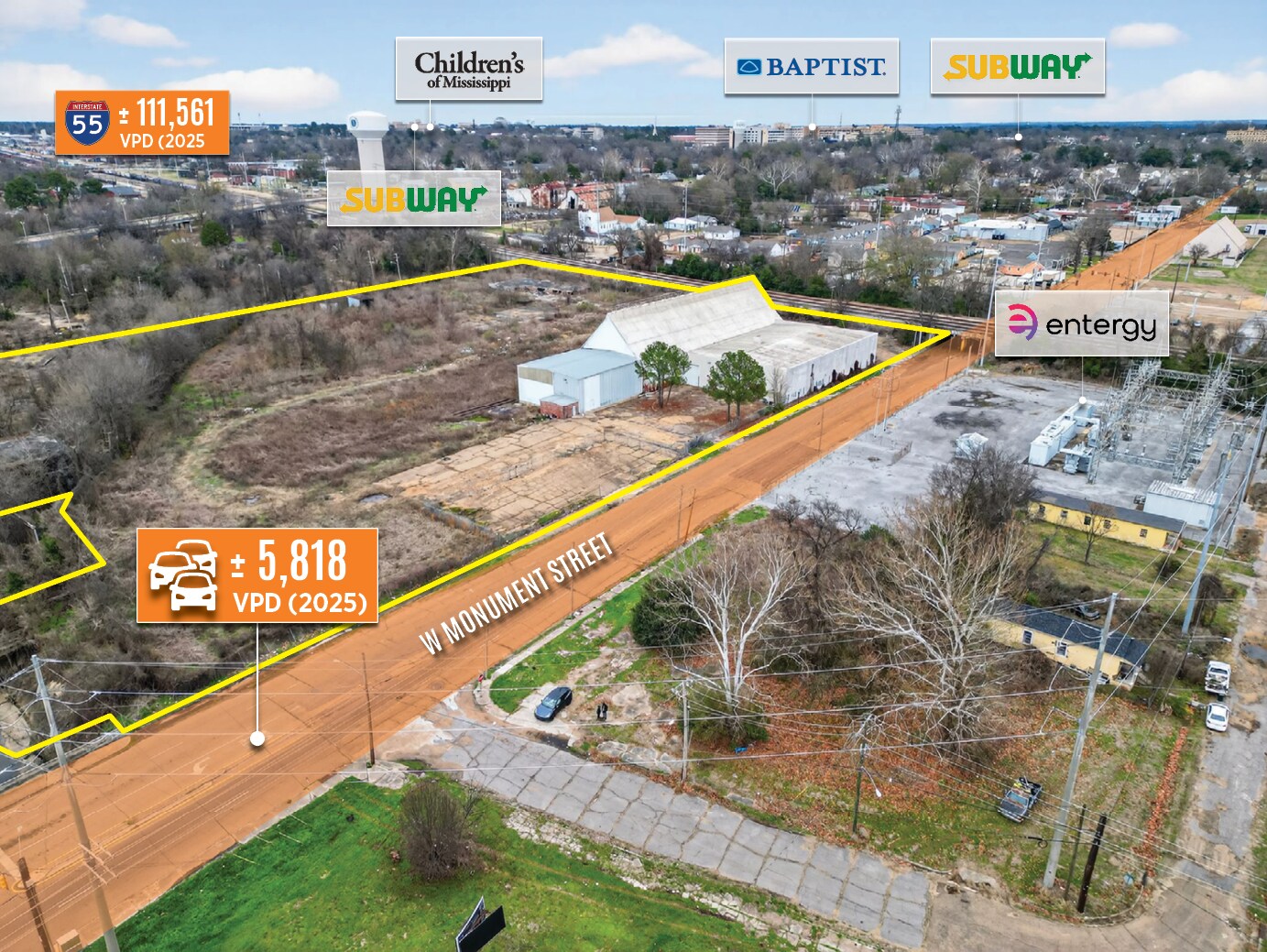 300 W Monument St, Jackson, MS à vendre Photo principale– Image 1 sur 18